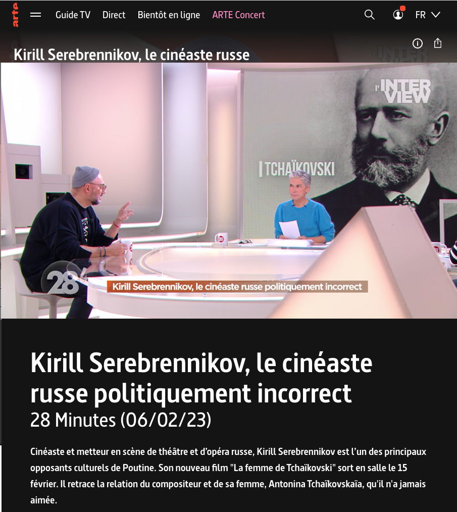 Kirill Serebrennikov, le cinéaste russe politiquement incorrect.